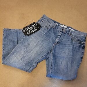 Urban Pipeline Relaxed Blue Jeans 36/30 Slim Straight Medium Wash